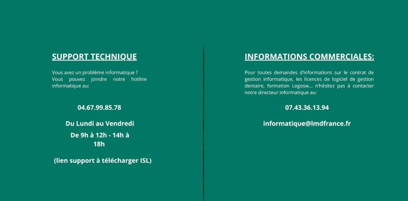 Contrat de gestion informatique dentaire