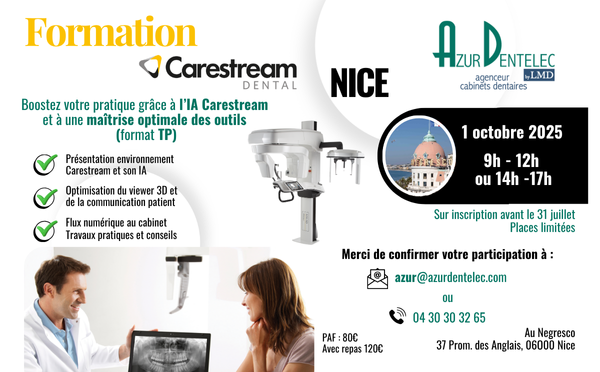 Formation Carestream à Nice 